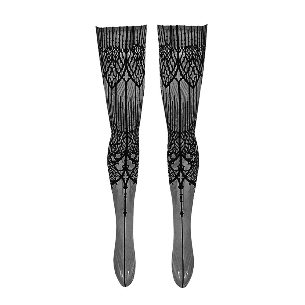 RTO - CATHEDRAL STOCKINGS BLACK