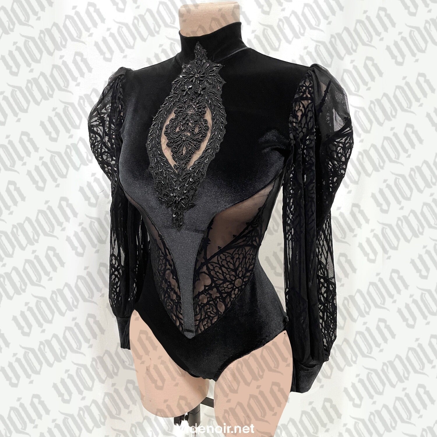 Bodysuit Lady Lace, Lace Body, Gothic Bodysuit, Gothic Clothing