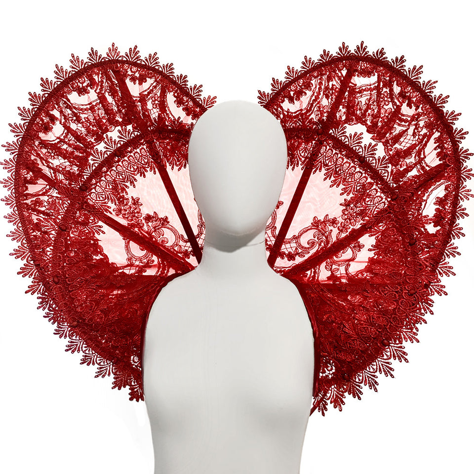 GIANT DOUBLE ELIZABETHAN HEART SHAPED COLLAR – Videnoir